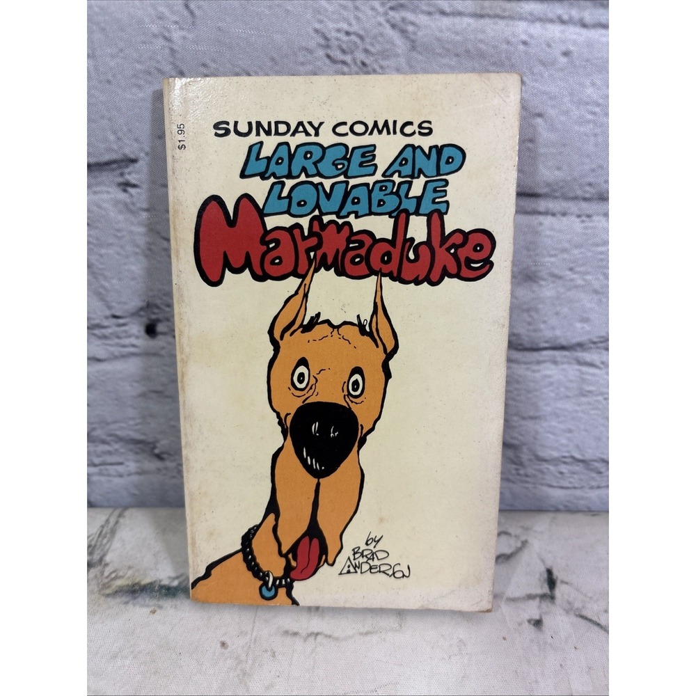 Large And Lovable Marmaduke - Brad Anderson Vtg Paperback 1979